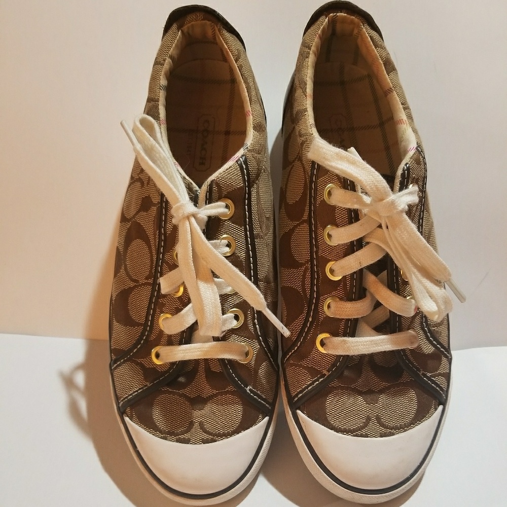 Coach signature tennis shoes